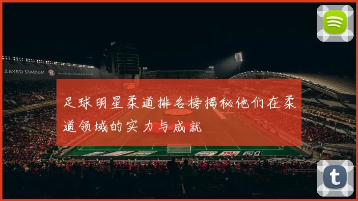 足球明星柔道排名榜揭秘他们在柔道领域的实力与成就