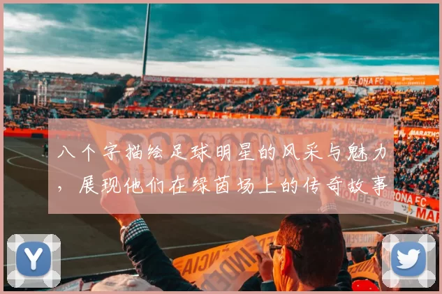 八个字描绘足球明星的风采与魅力，展现他们在绿茵场上的传奇故事与无尽荣耀
