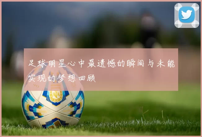 足球明星心中最遗憾的瞬间与未能实现的梦想回顾