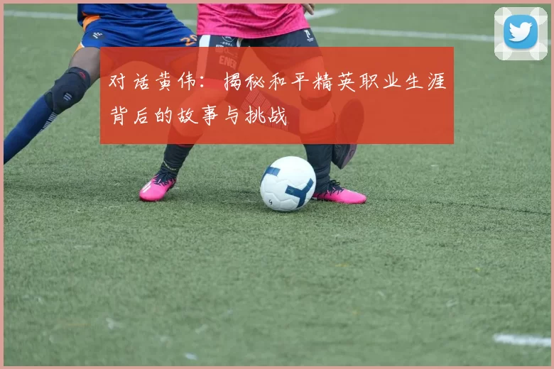 对话黄伟：揭秘和平精英职业生涯背后的故事与挑战
