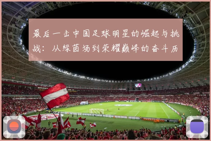最后一击中国足球明星的崛起与挑战：从绿茵场到荣耀巅峰的奋斗历程